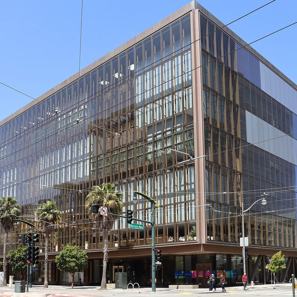 An office building at 1515 Third Street in the Mission Bay neighborhood of San Francisco, California. At the time this photo was taken, this building was home to the headquarters of OpenAI. Photograph